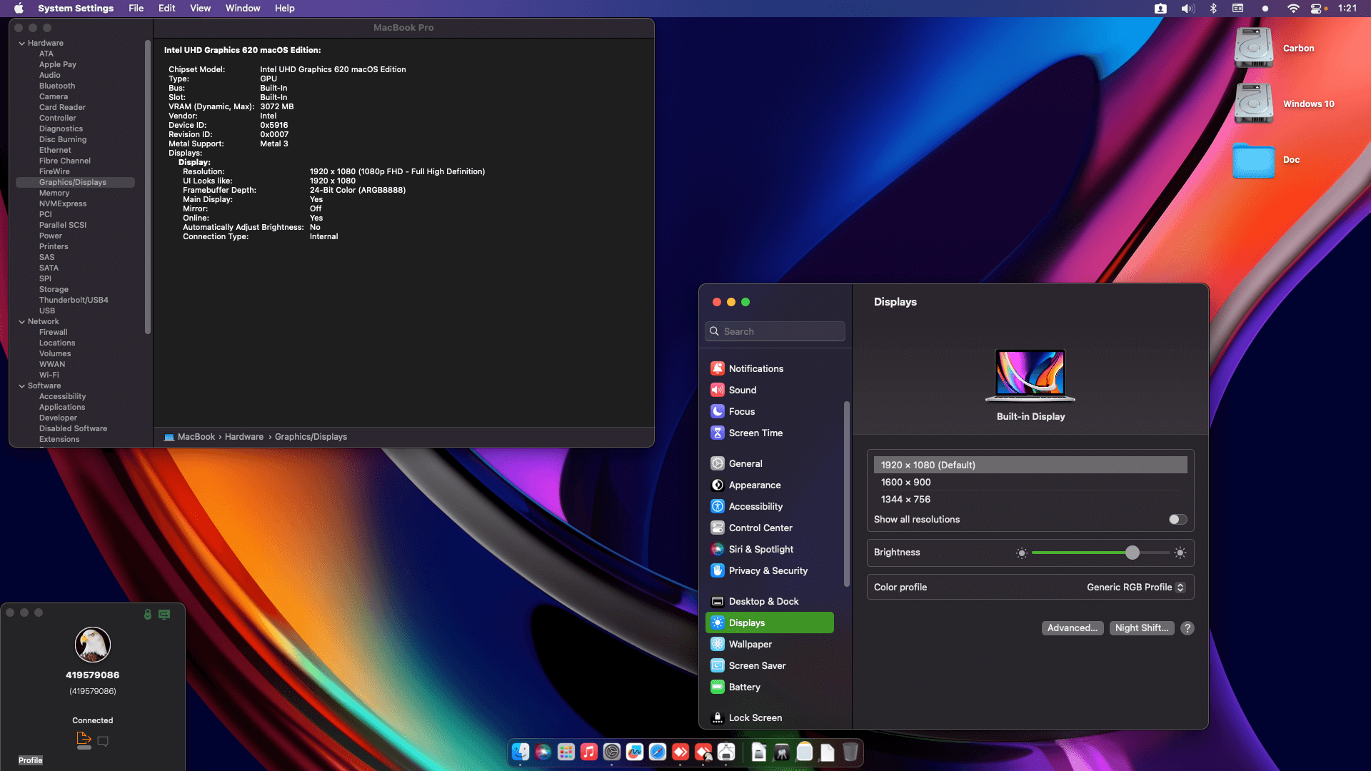 Lenovo Thinkpad T480 4th Touchscreen [KabyLake R   Intel UHD 620 + PS2] 1